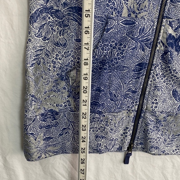 Buffalo David Bitton Full Zip Hoodie Blue and White Patterned Size Large - Picture 11 of 11